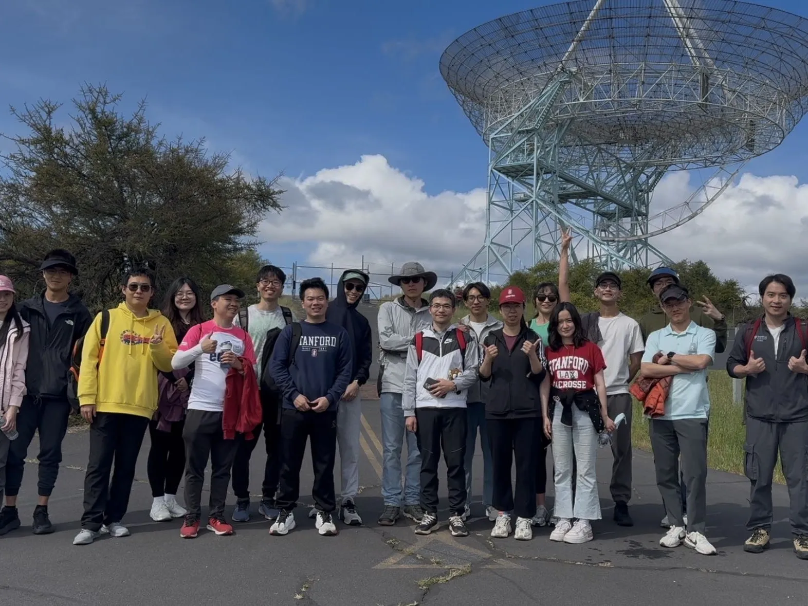 SCPA participants on a community hike at the Stanford Dish